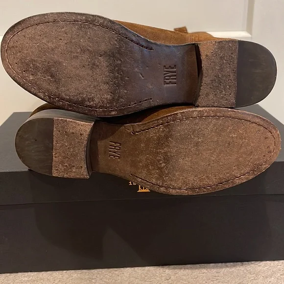 Frye Boots Brown Suede 6M EUC - Picture 7 of 8